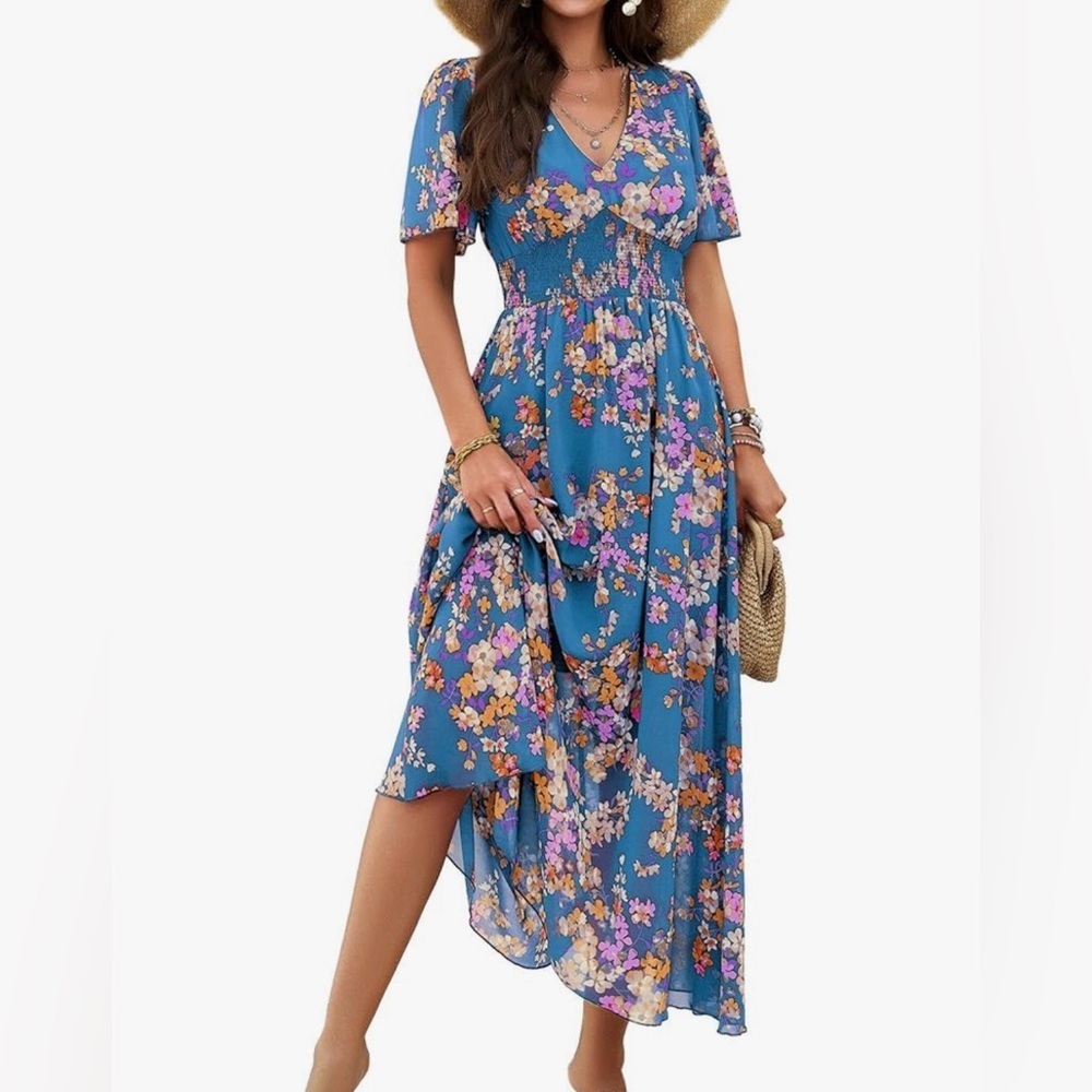 NWT Women's Floral Maxi Dress